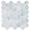 Andova Tiles SAMPLE Channing 2 x 2 Marble Honeycomb Mosaic Floor Use Tile SAM-ANDCHA126 - alternate 6